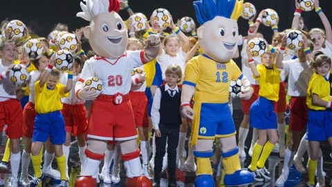 EURO 2012 mascots