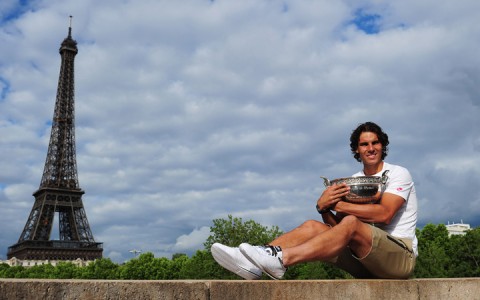 Rafael Nadal a Roland Garros kupájával