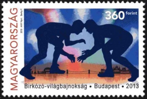 Birkózó világbajnokság Budapest bélyeg