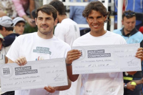 Iker Casillas és Rafael Nadal