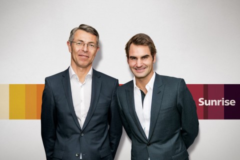 Libor Voncina és Roger Federer