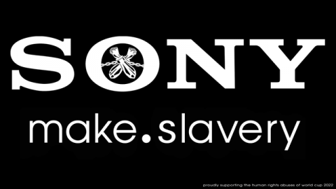 Katar 2022 emberi jogok kampány - Sony