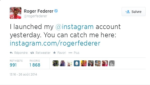 Federer Instagram