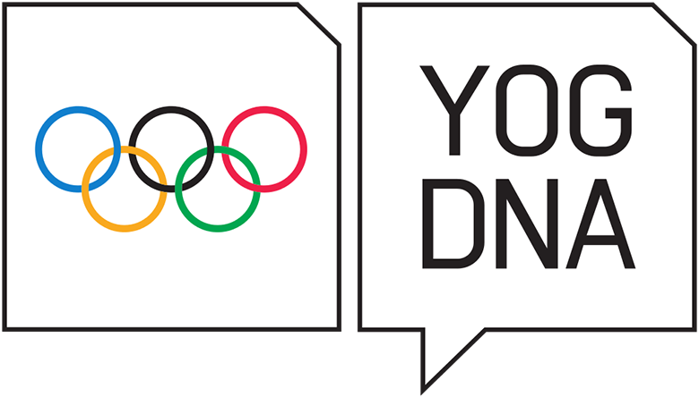 Az ifjúsági olimpia logója.